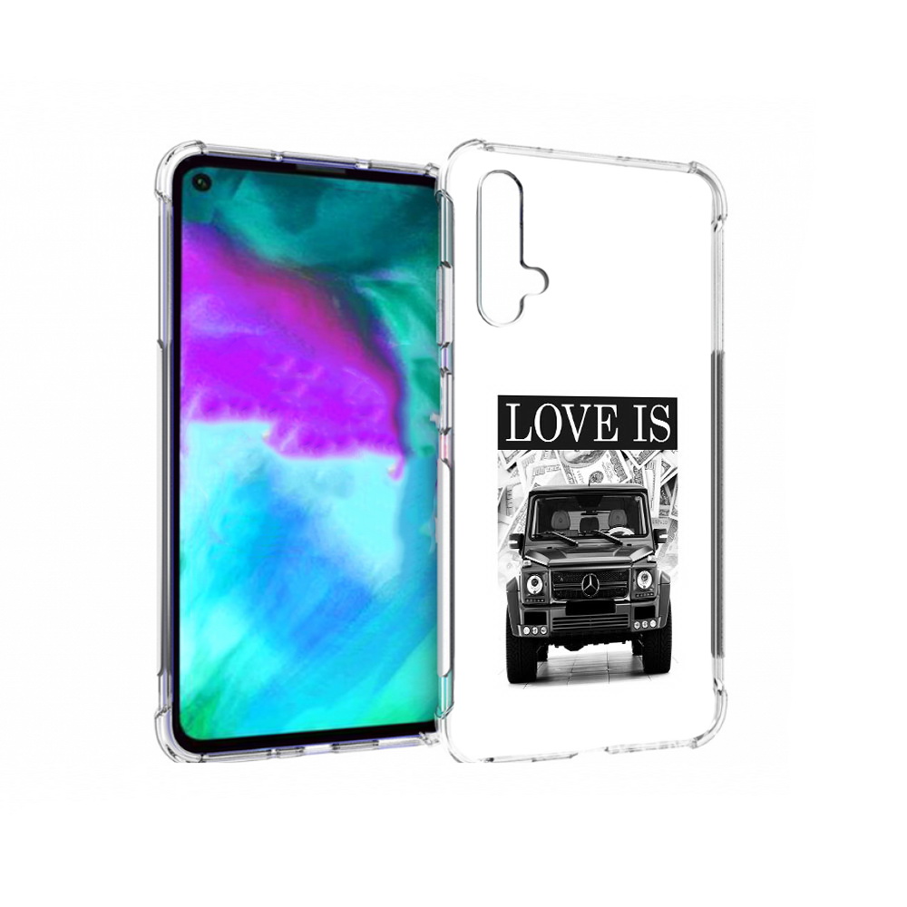 

Чехол бампер MyPads гелик для Huawei nova 5T противоударный, Прозрачный, Tocco