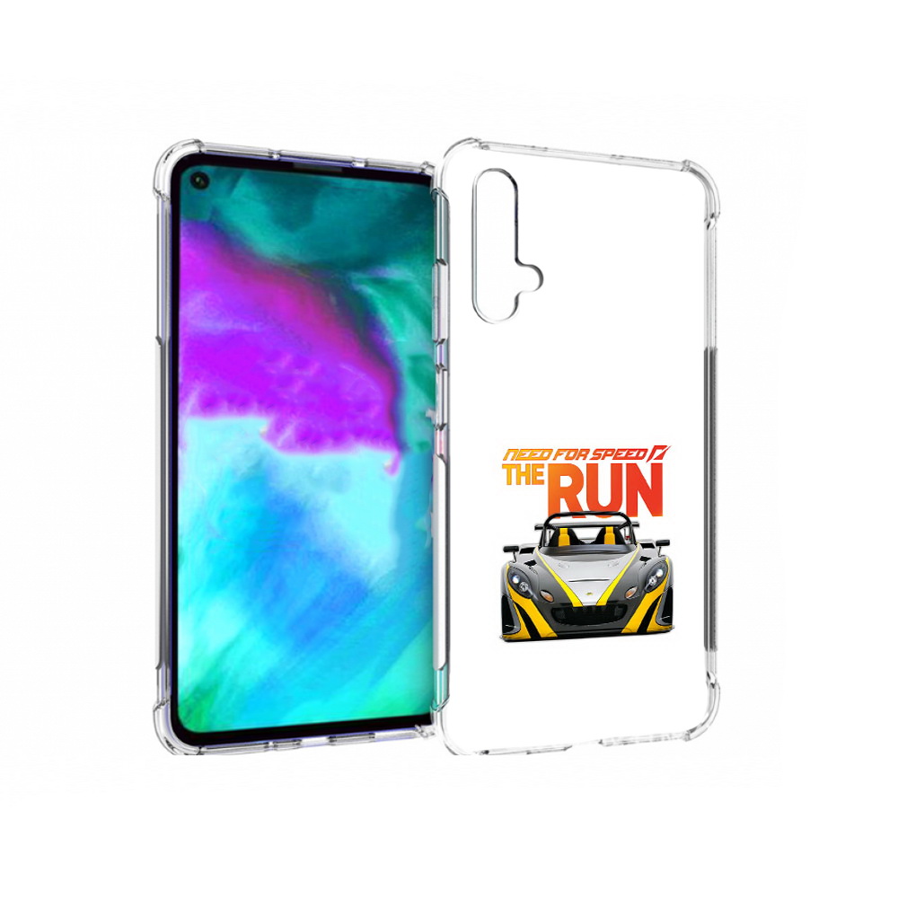 

Чехол бампер MyPads гонка для Huawei nova 5T противоударный, Прозрачный, Tocco
