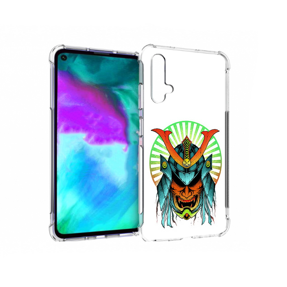 

Чехол бампер MyPads ешимитсу рисунок для Huawei nova 5T противоу, Прозрачный, Tocco