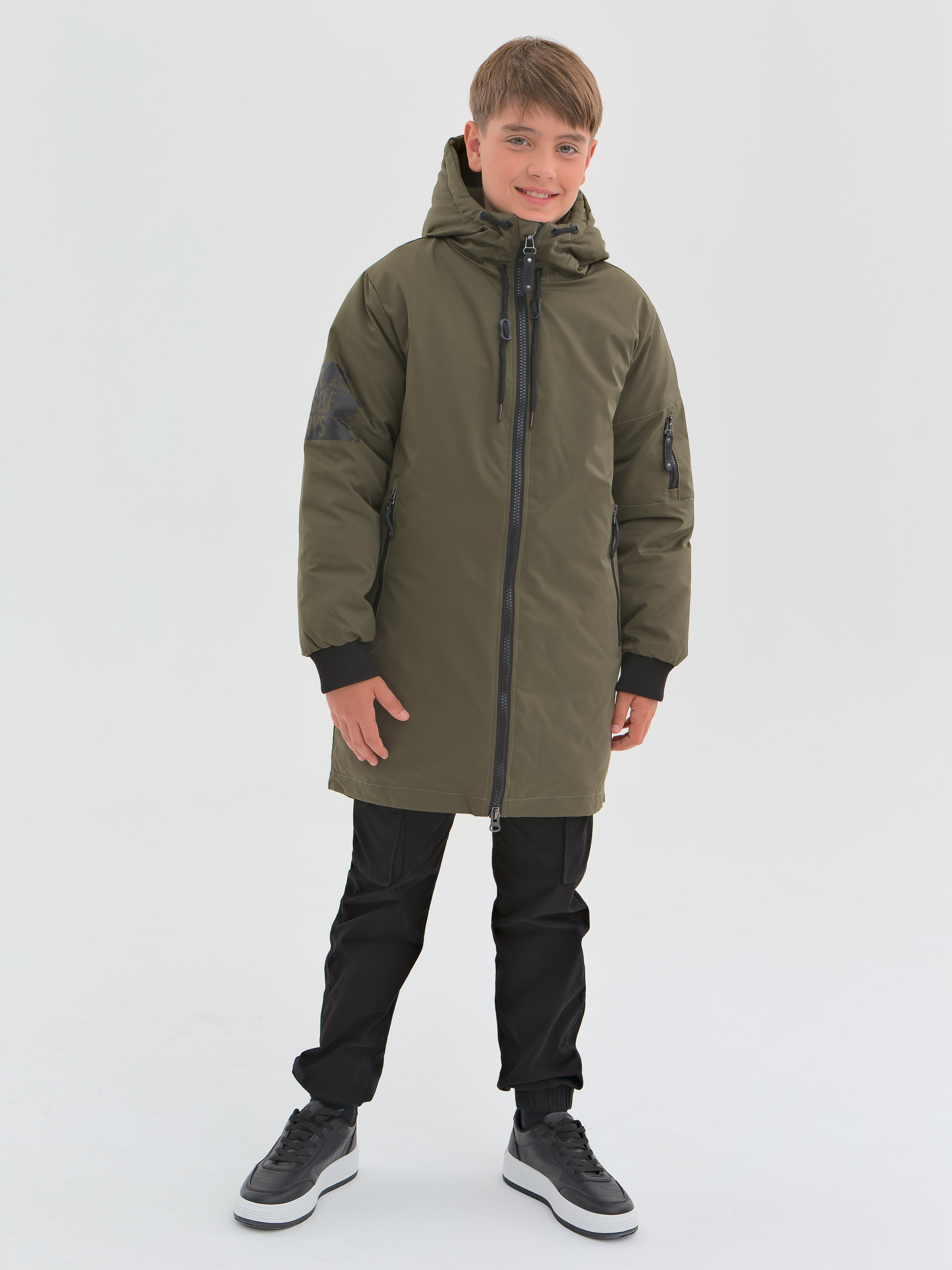 Куртка детская WBR 68-001, хаки, 134 куртка пуховик а хаки diesel детская