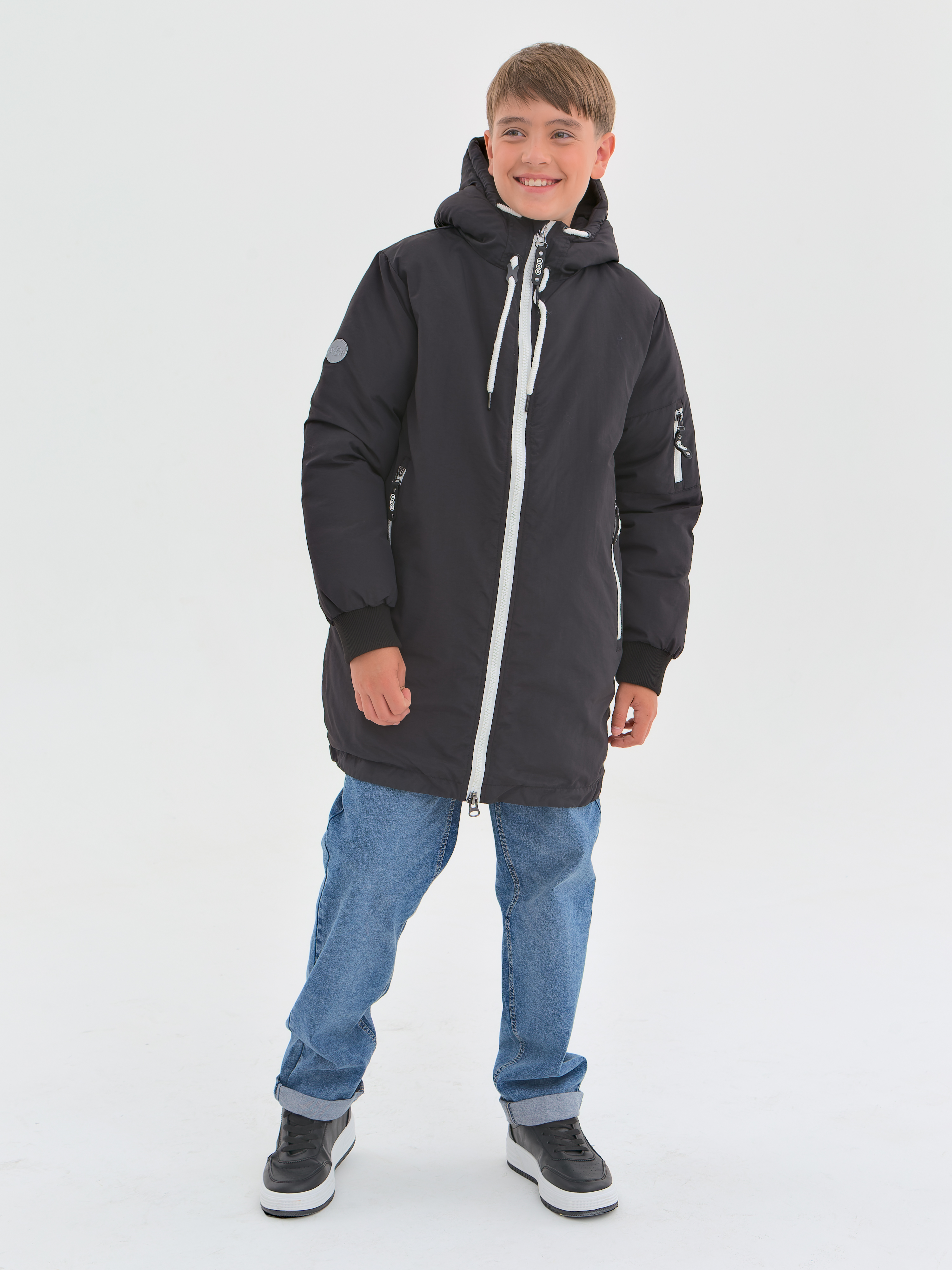 Куртка детская WBR 68-002, черный, 134