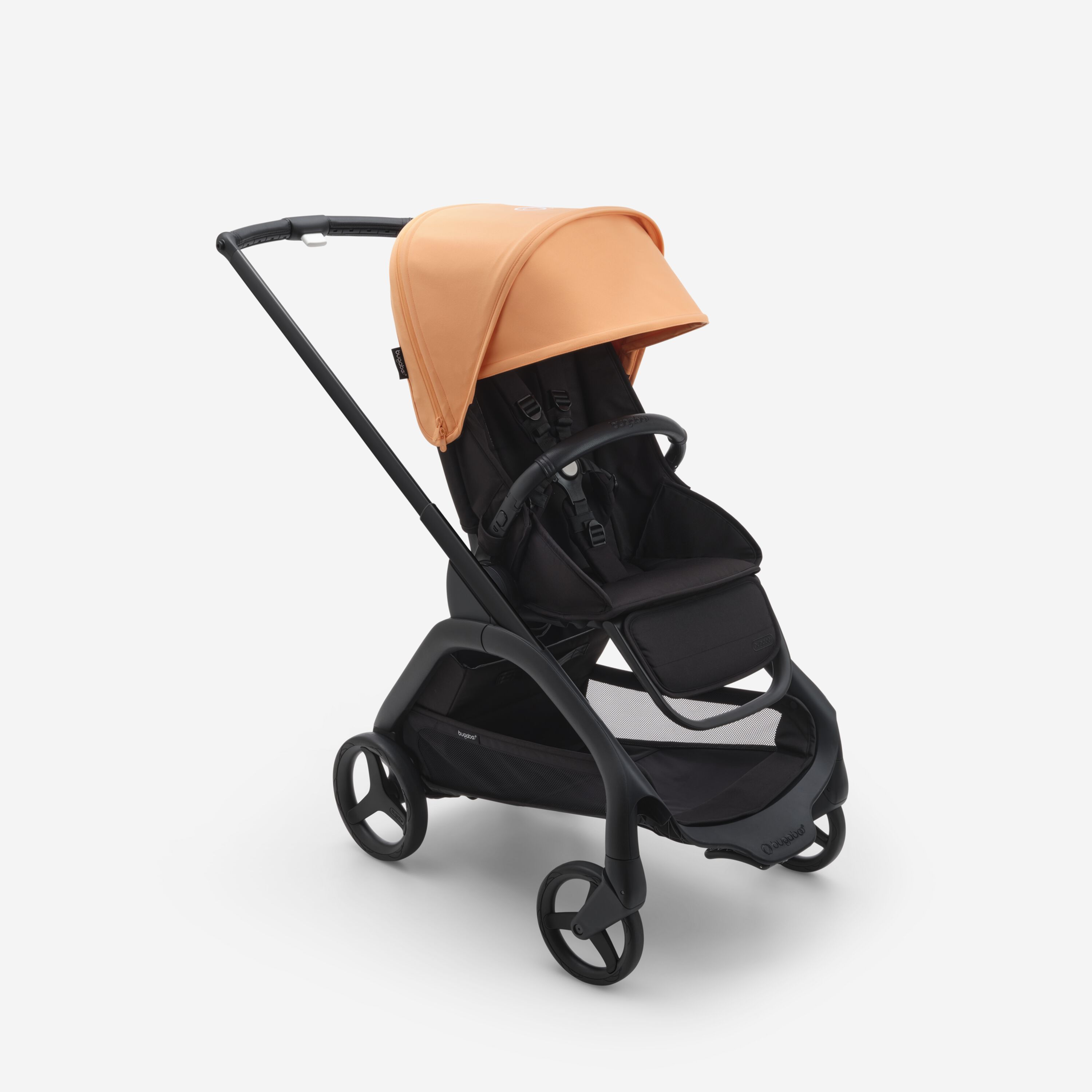 Коляска прогулочная Bugaboo Dragonfly Black, Midnight Black, Island Coral, 6м+ автокресло детское britax roemer dualfix plus midnight grey для детей с рождения до 4 лет