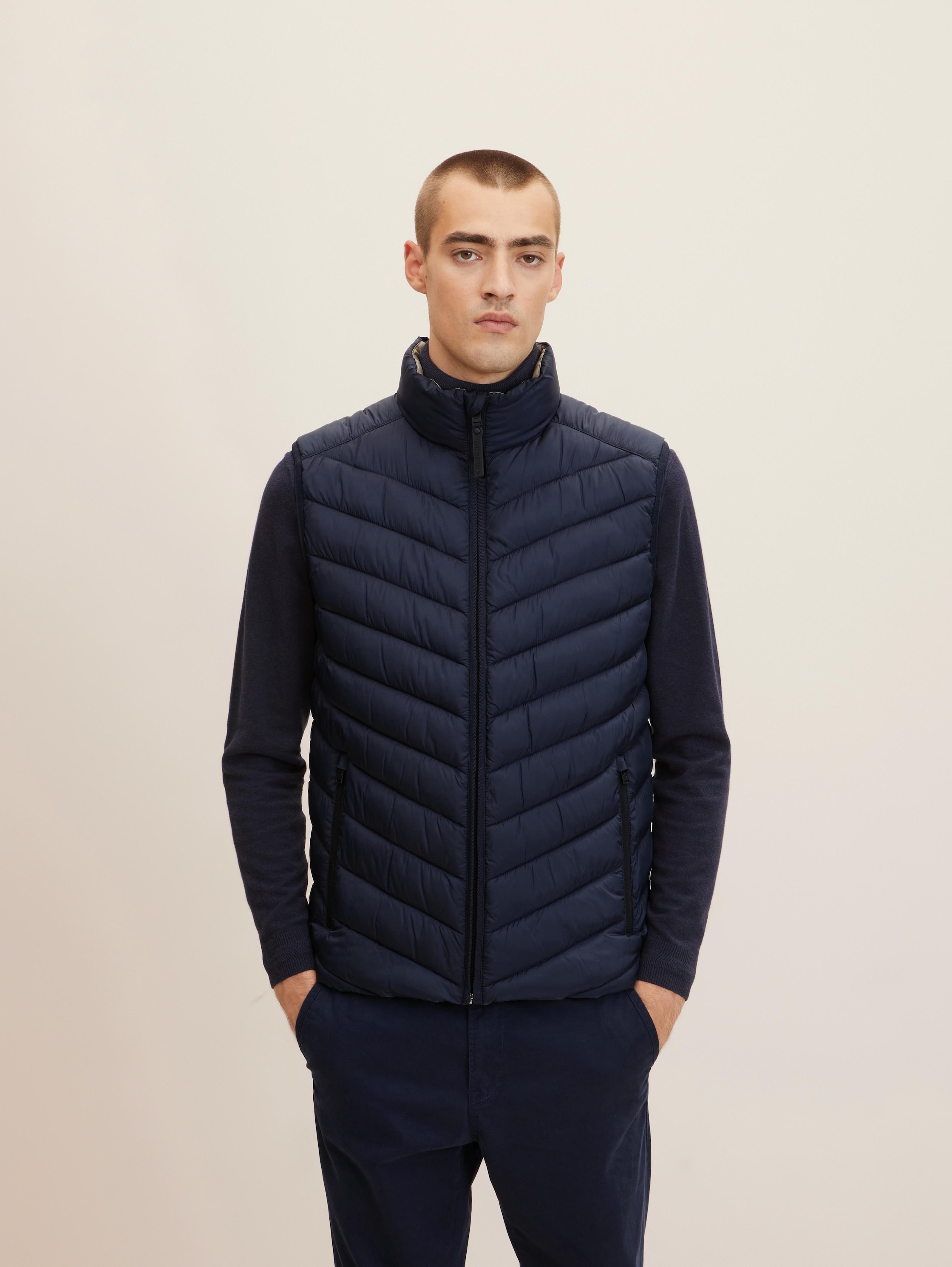 

Утепленный жилет мужской TOM TAILOR 1031473 синий 2XL, 1031473