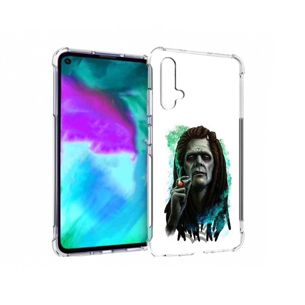 

Чехол бампер MyPads зеленый мужчина с сигаретой для Huawei nova, Прозрачный, Tocco