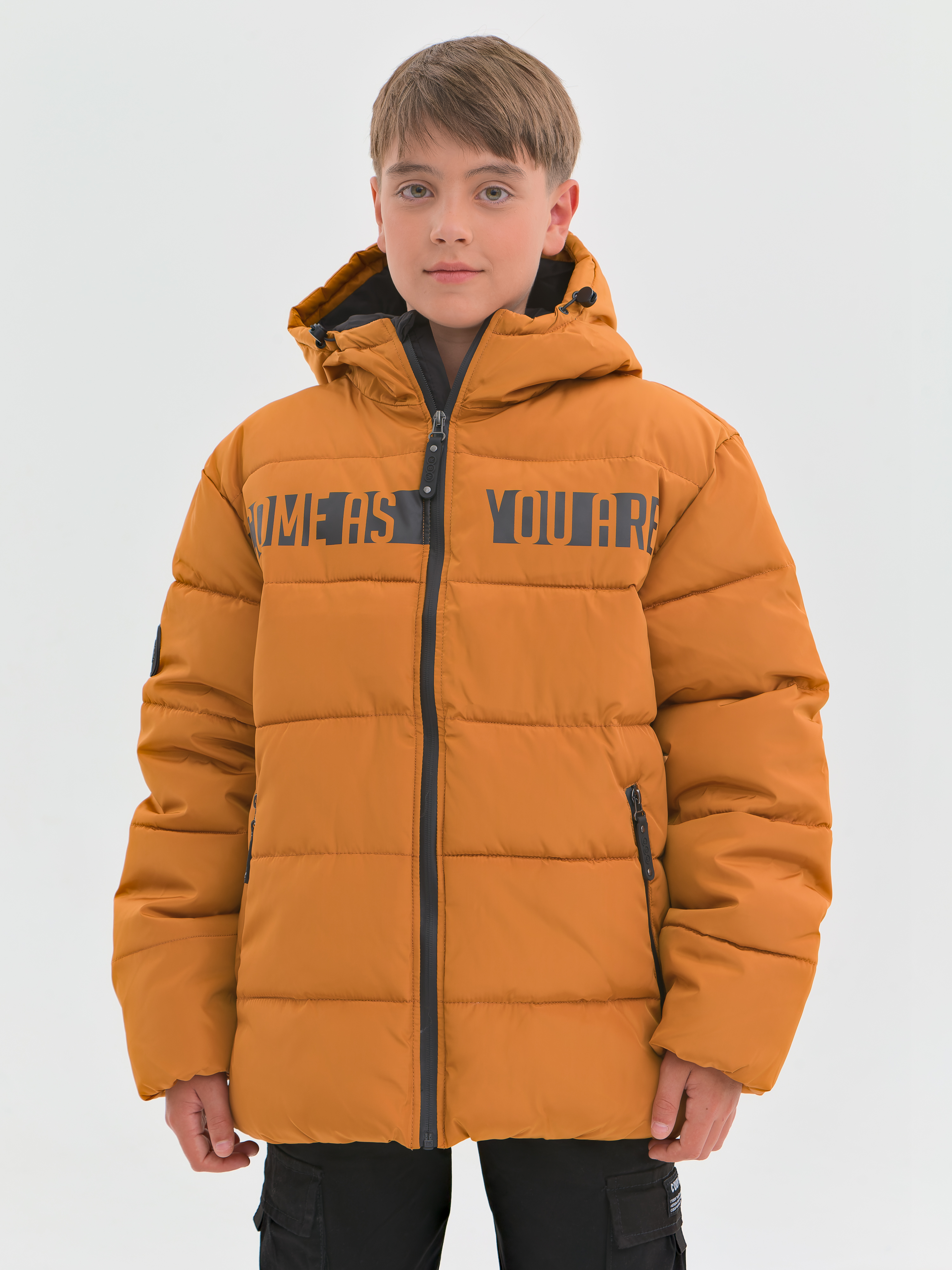 Куртка детская WBR 68-007, охра, 152