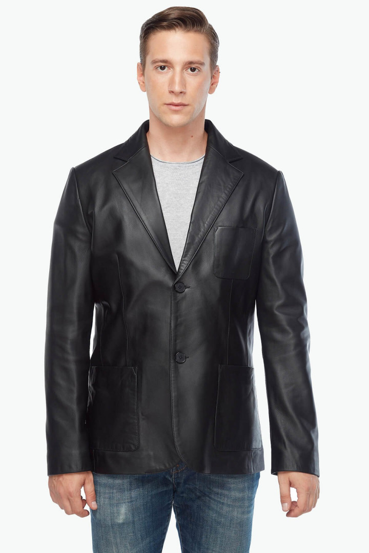 Пиджак мужской Deriza 35-4628S черный XL (товары доставляются из-за рубежа)