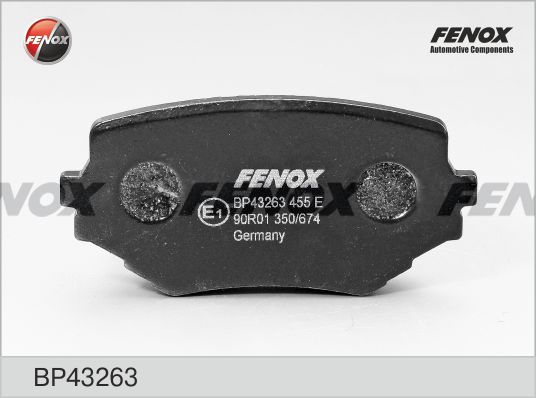 

Комплект тормозных колодк FENOX BP43263