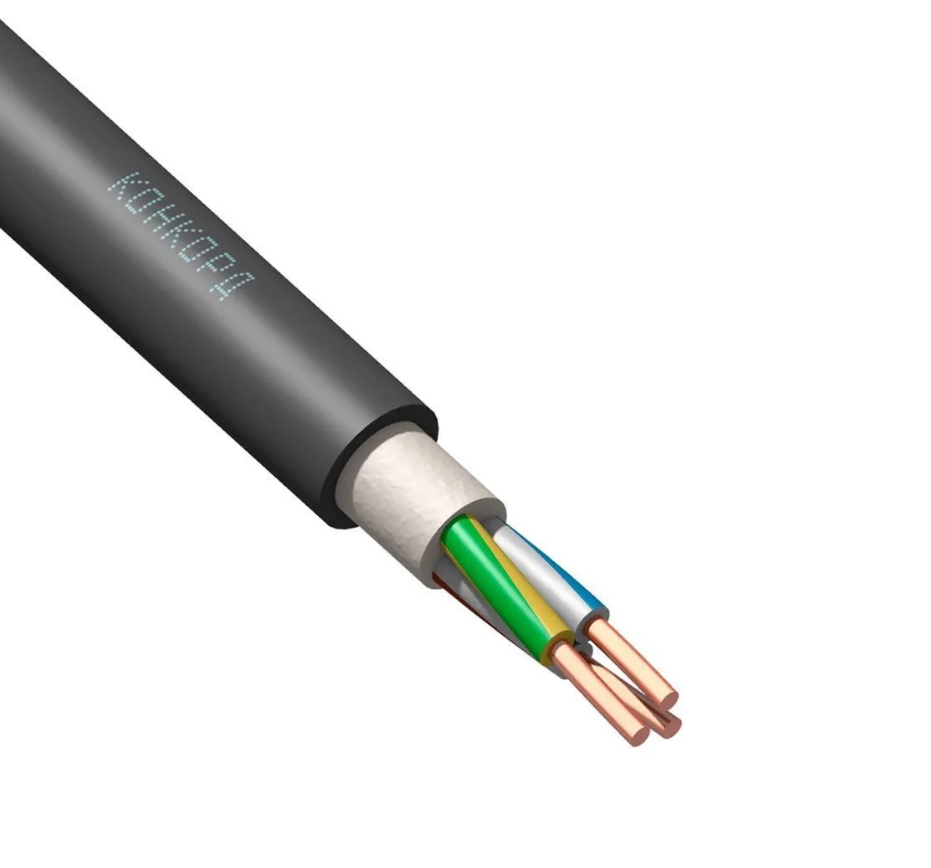 Кабель силовой Конкорд медь NUM 3х4 круглый с заполнением 30м кабель конкорд медь ввгнг а ls 3х2 5 круглый с заполнением 20м