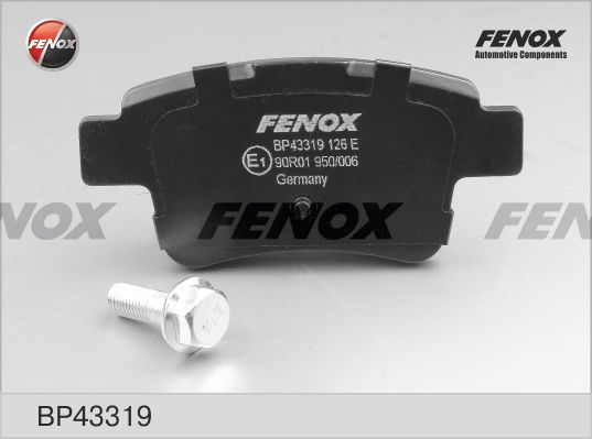

Комплект тормозных колодк FENOX BP43319