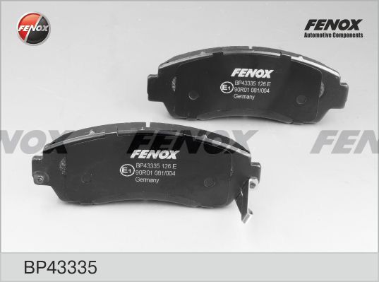 

Комплект тормозных колодк FENOX BP43335