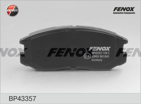 

Комплект тормозных колодк FENOX BP43357
