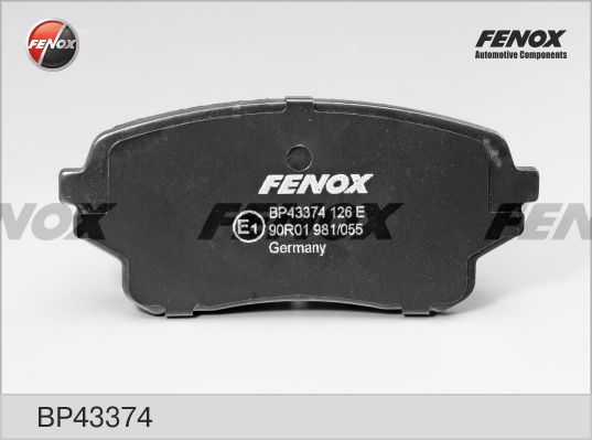 

Комплект тормозных колодк FENOX BP43374