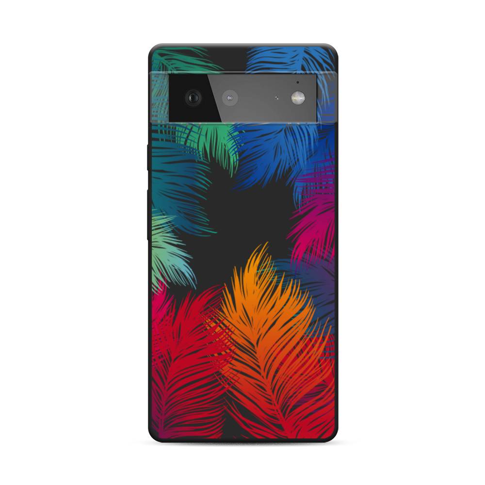 

Чехол Awog на Google Pixel 6 "Рамка из перьев", Разноцветный, 270852-1