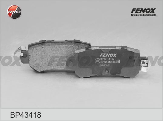 

Комплект тормозных колодк FENOX BP43418