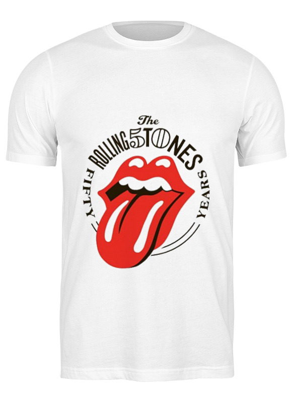

Футболка мужская Printio The rolling stones белая L, Белый, The rolling stones