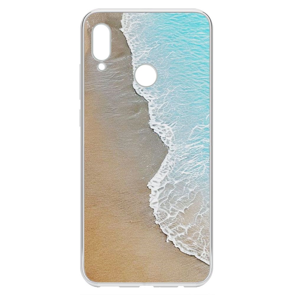 

Чехол-накладка Krutoff Clear Case Прибой для Huawei P Smart (2019), Прозрачный