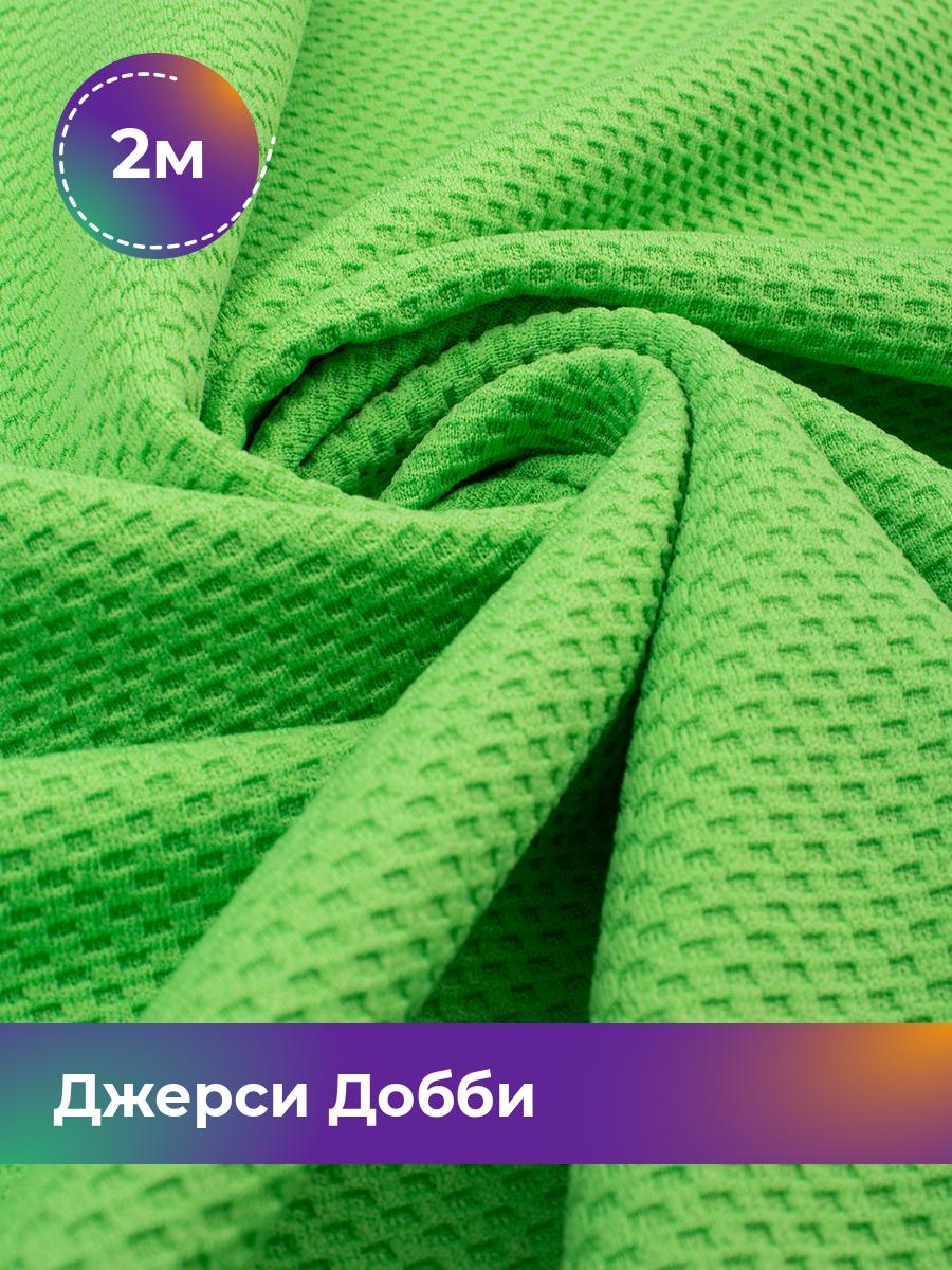 

Ткань Джерси Добби Shilla, отрез 2 м * 150 см зеленый 2_22235.006, 18106012