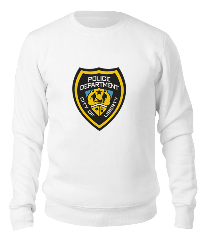 

Свитшот унисекс Printio Police department белый XL, Police department