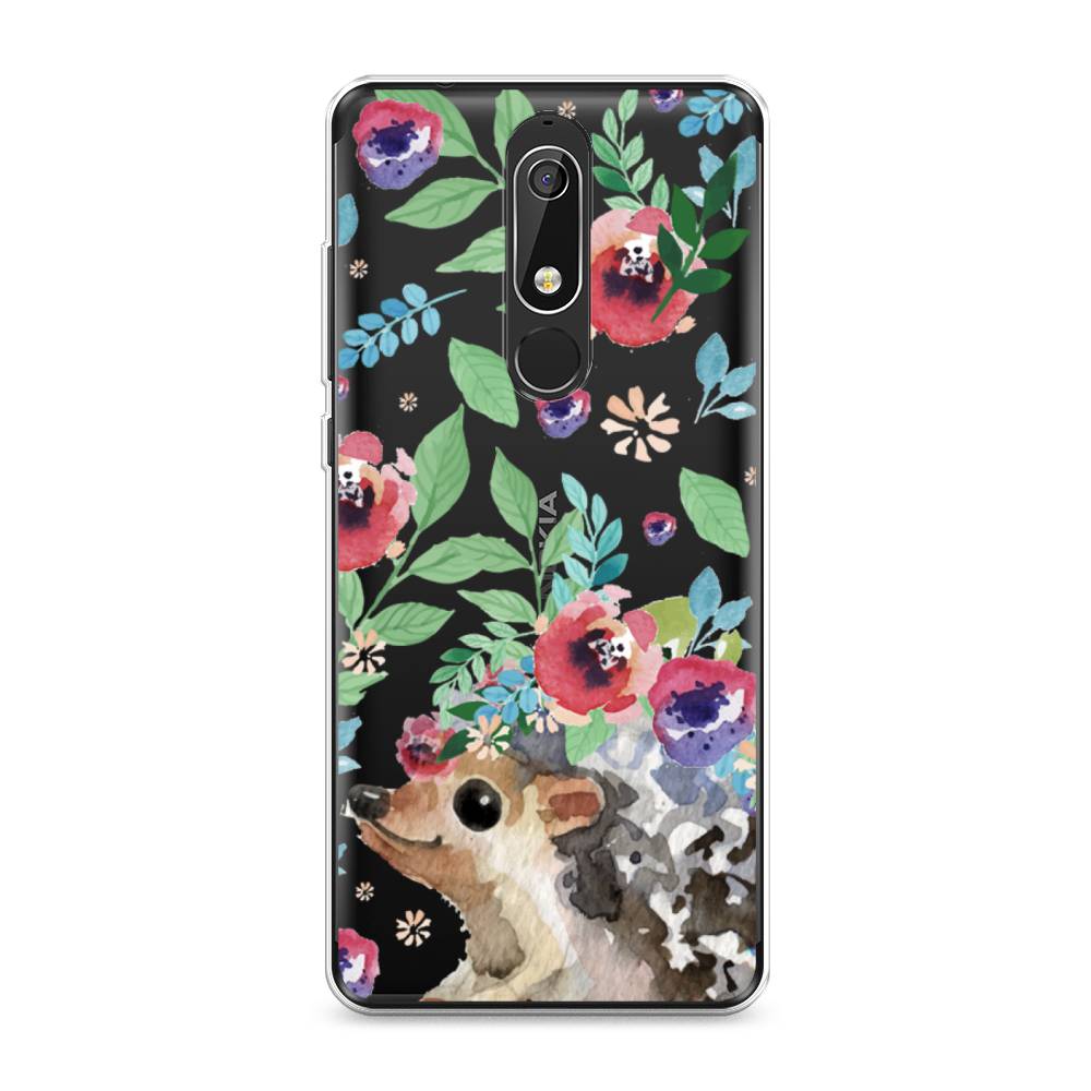 

Чехол Awog "Ежик в цветах акварель" для Nokia 5.1, 121750-2