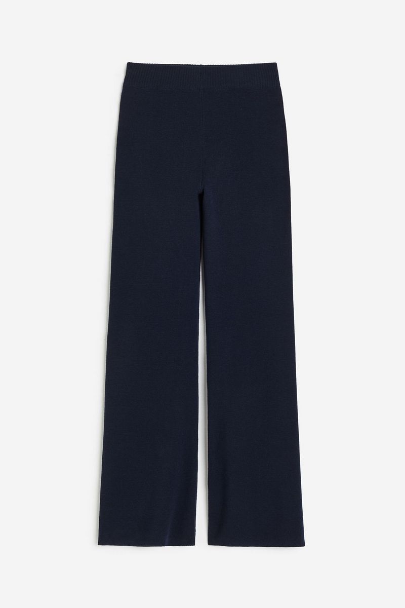 

Брюки женские H&M 1183365 синие L, Синий, 1183365