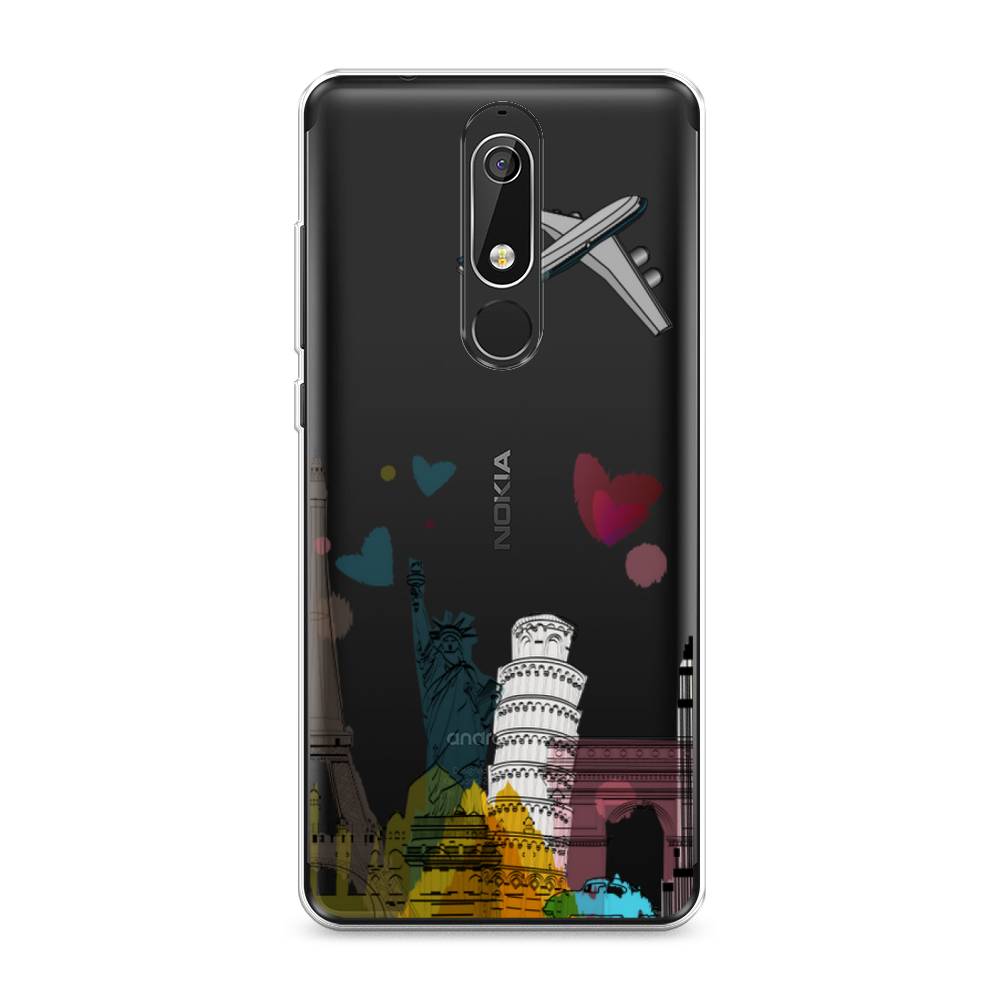 

Чехол Awog "Самолет путешествий" для Nokia 5.1, 121750-10
