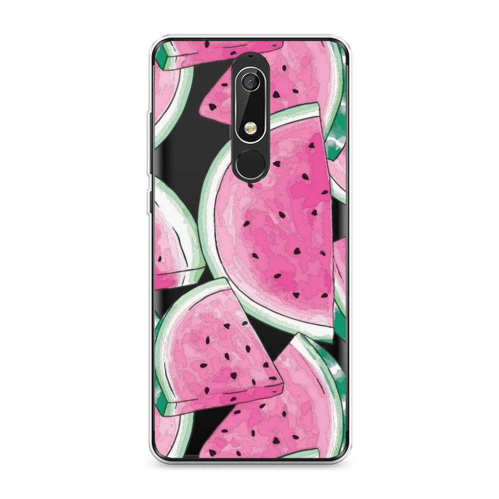 

Чехол Awog "Акварельные арбузы" для Nokia 5.1, 121750-10