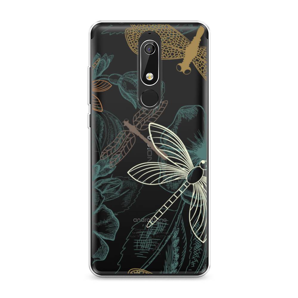 

Чехол Awog "Тени стрекоз" для Nokia 5.1, 121750-8