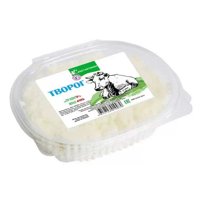 Творог рассыпчатый Константиново 5% БЗМЖ 400 г