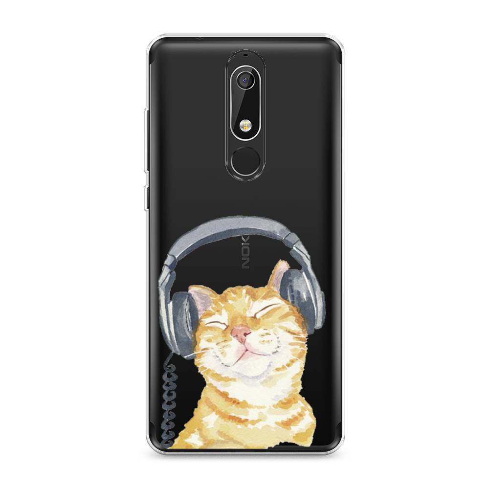 

Чехол Awog "Кот меломан" для Nokia 5.1