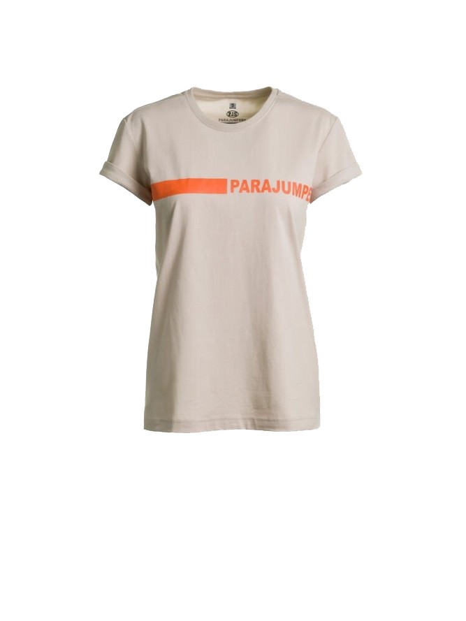 

Футболка женская Parajumpers XF37SPACETEE бежевая 46 RU, Бежевый, XF37SPACETEE