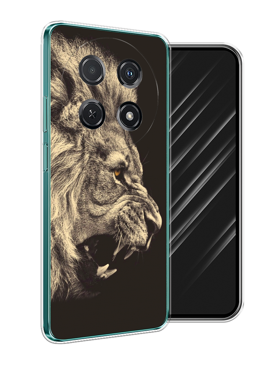 

Чехол Awog на Huawei Nova 12i "Львиный рык 2", Бежевый;черный, 6123950-1