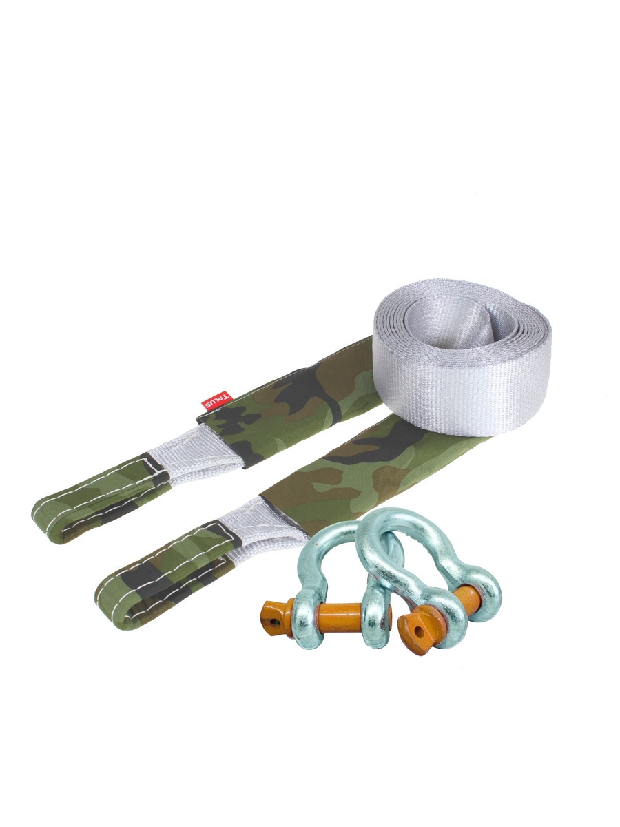 

Динамический строп (рывковый) Tplus 6 т 6 м серия "Туризм" + шаклы 2 т (2 шт.)