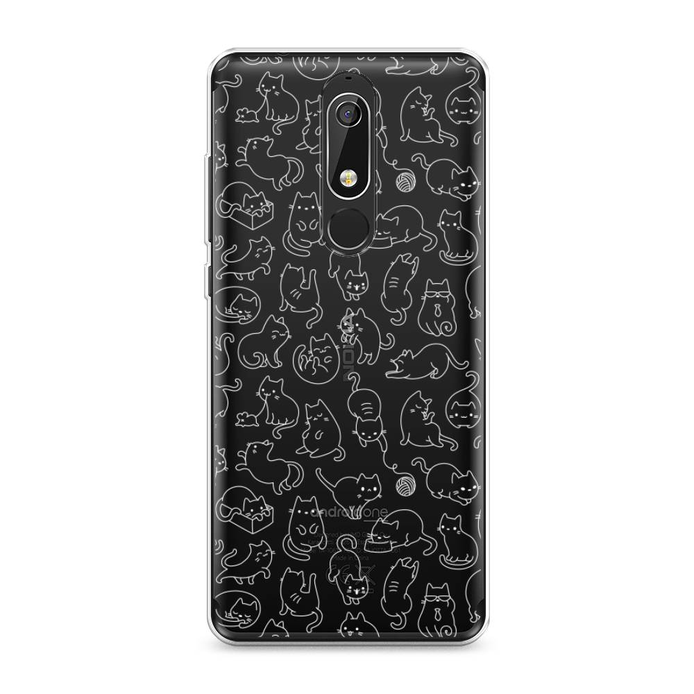 

Чехол Awog "Шкодливые котики" для Nokia 5.1, 121750-2