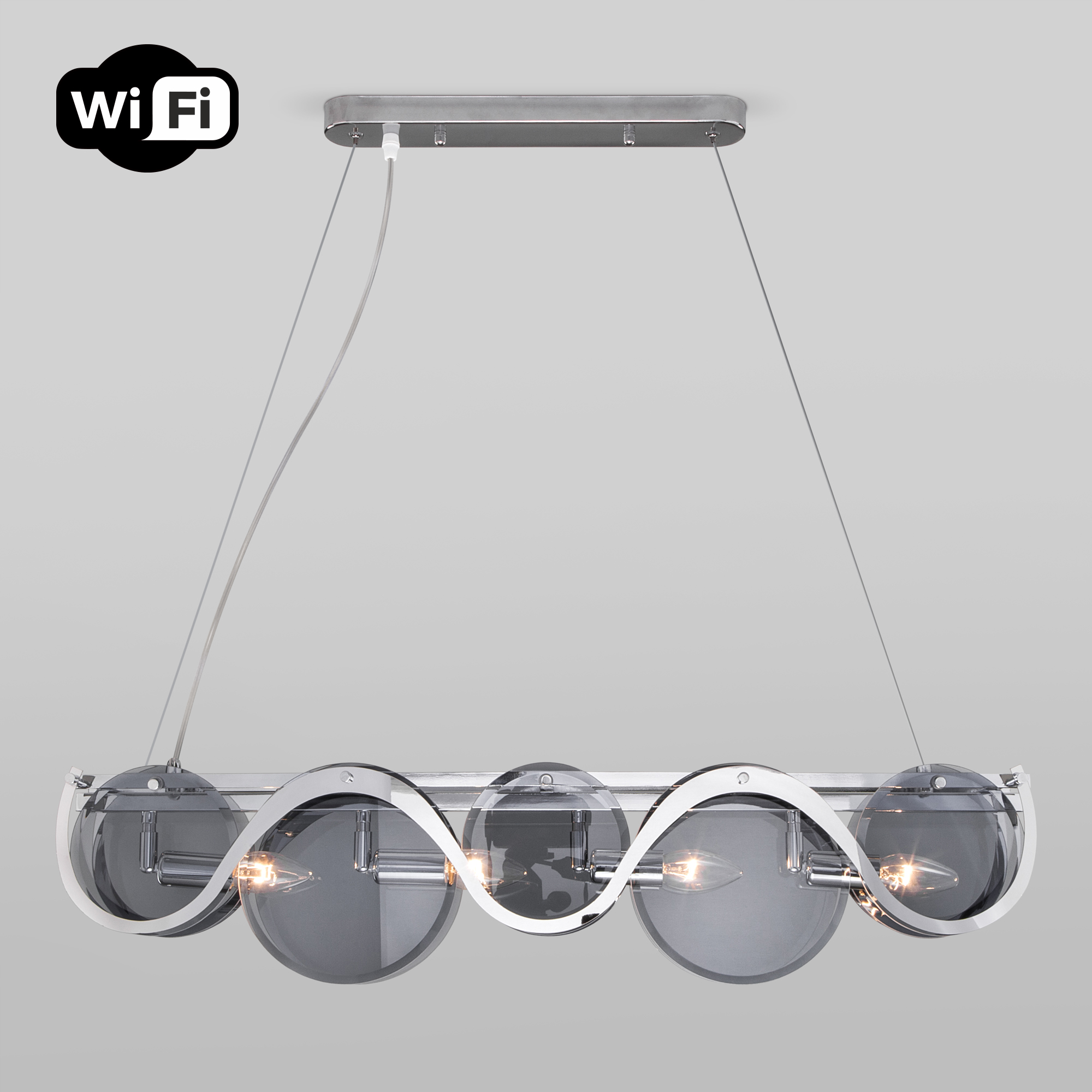 фото Подвесная люстра с управлением по wi-fi bogate's 353/4 smart (321/4)