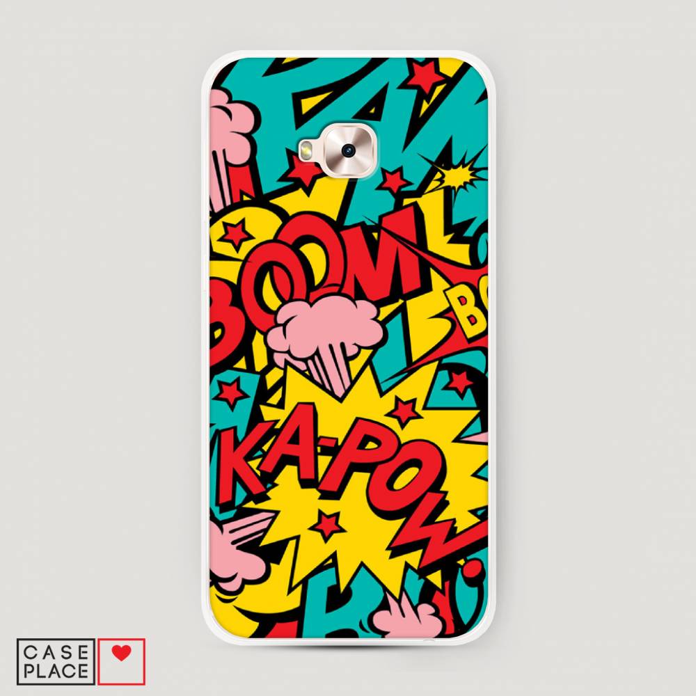 фото Чехол awog "постер pop art" для asus zenfone 4 selfie pro zd552kl