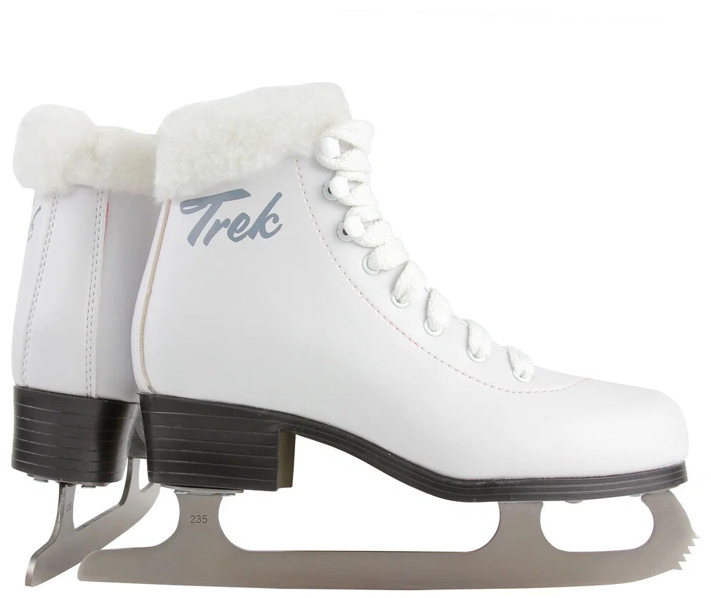 Коньки фигурные Trek Skate Fur, р.36 (23 см)