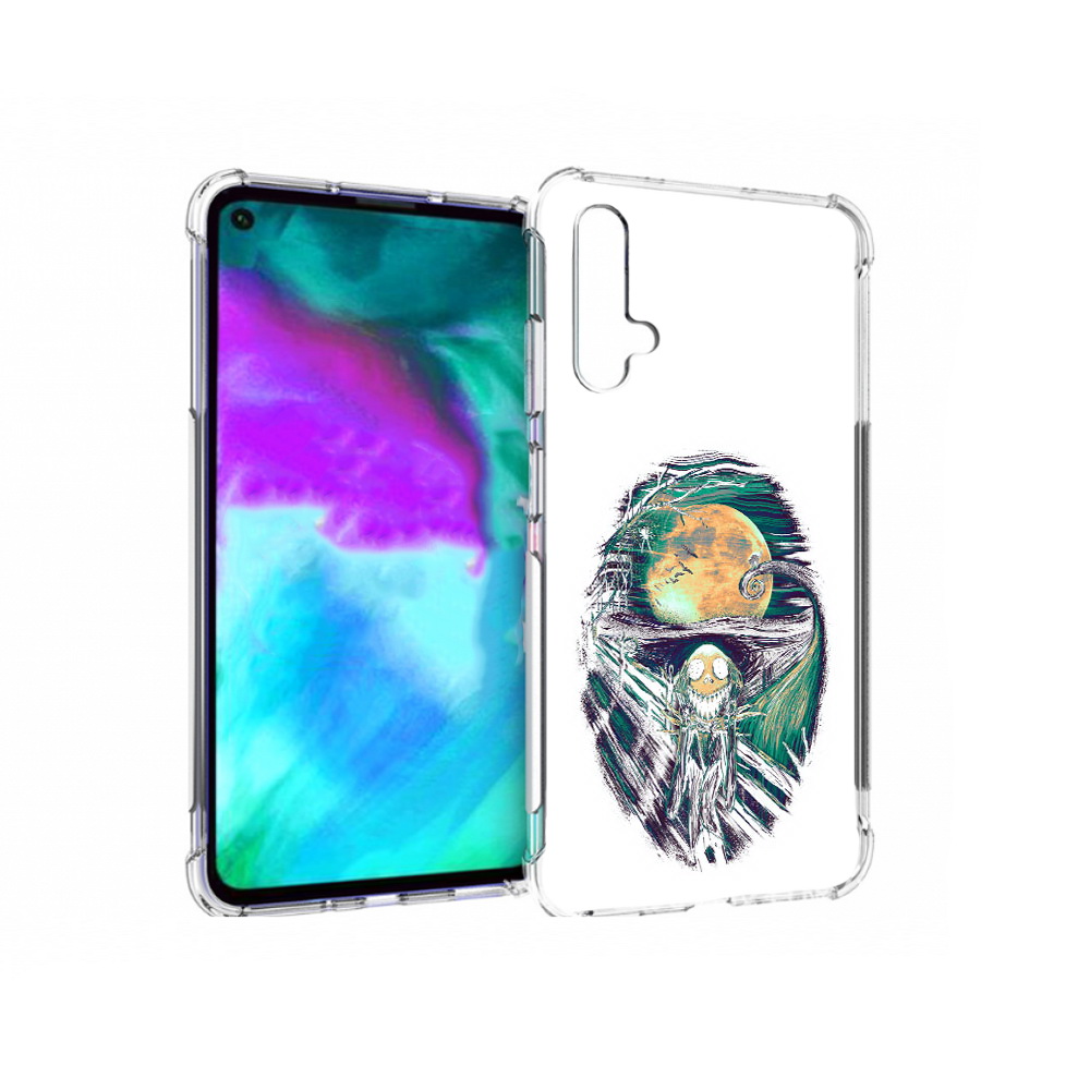 

Чехол бампер MyPads зубастое существо абстракция для Huawei nova, Прозрачный, Tocco