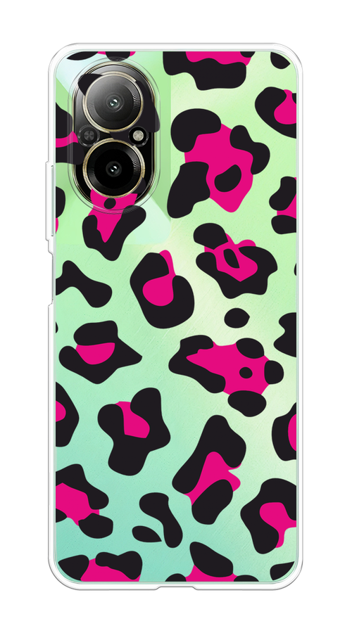 

Чехол на Realme C67 4G "Pink cow spots", Черный;розовый, 2515750-1