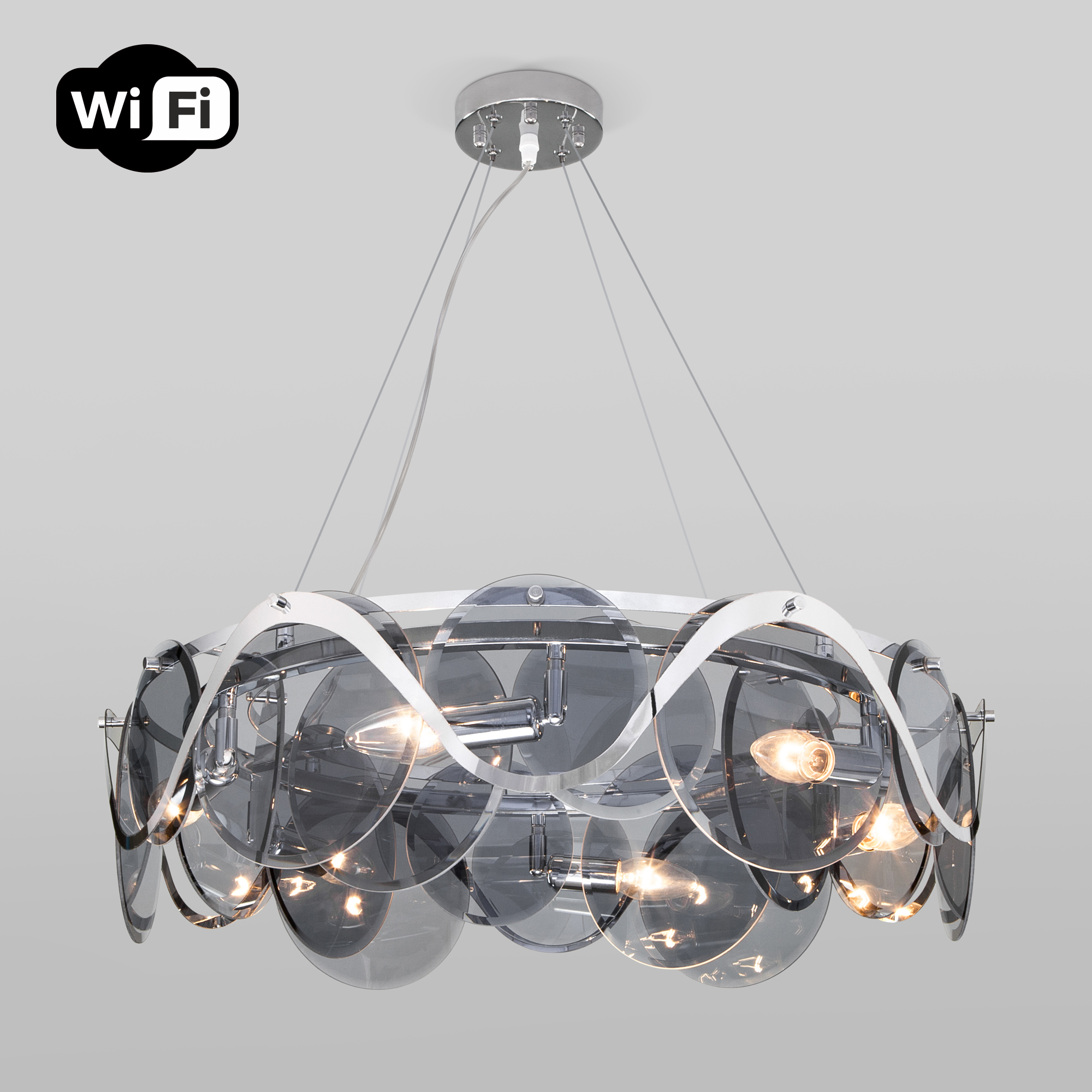 фото Подвесная люстра с управлением по wi-fi bogate's 353/6 smart (321/6)