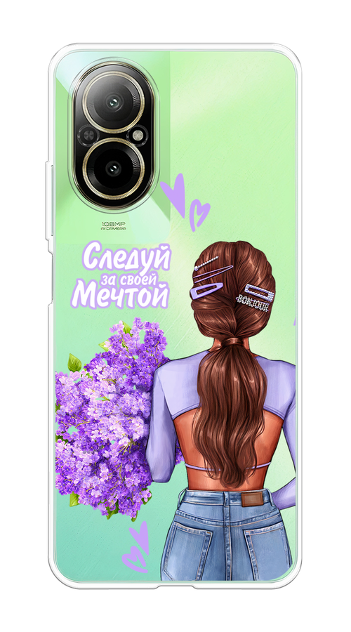 

Чехол на Realme C67 4G "Следуй за своей мечтой", Фиолетовый;коричневый, 2515750-1