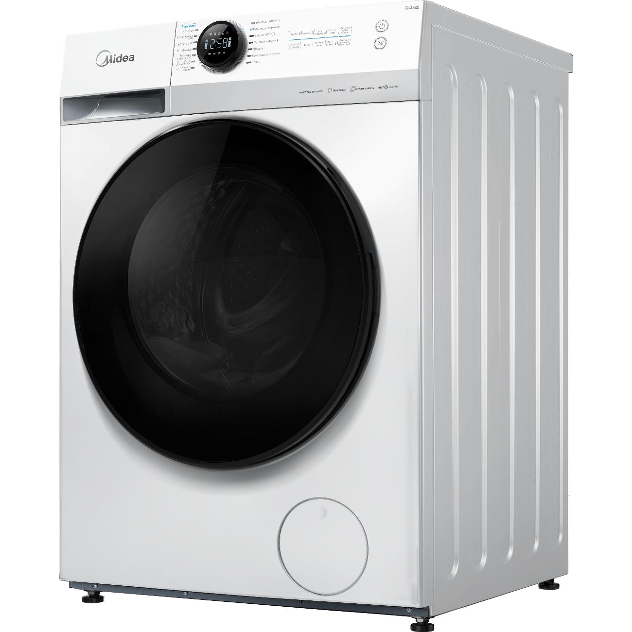 Стиральная машина с фронтальной загрузкой Midea MF200W80WBS/W-RU