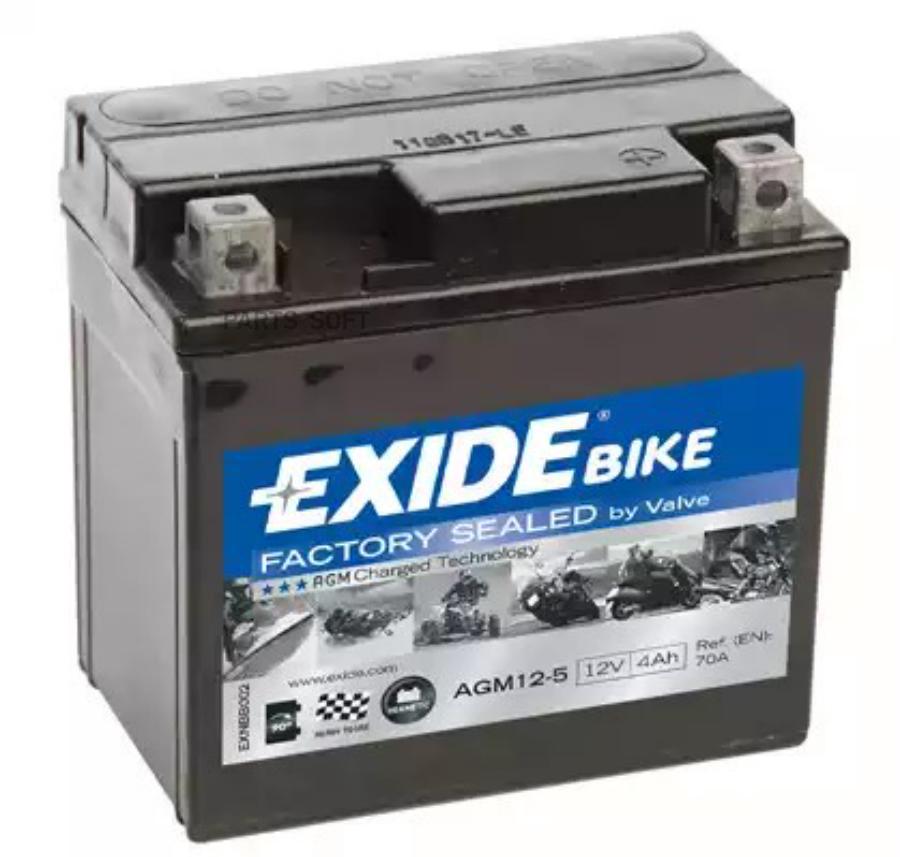 

EXIDE Аккумулятор EXIDE AGM125