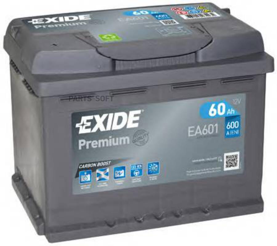 

EXIDE Аккумулятор EXIDE EA601