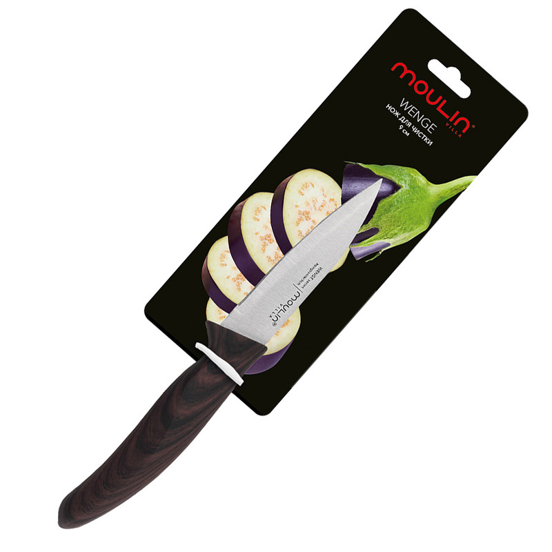 Кухонный нож для чистки Moulin Villa Wenge 9 см