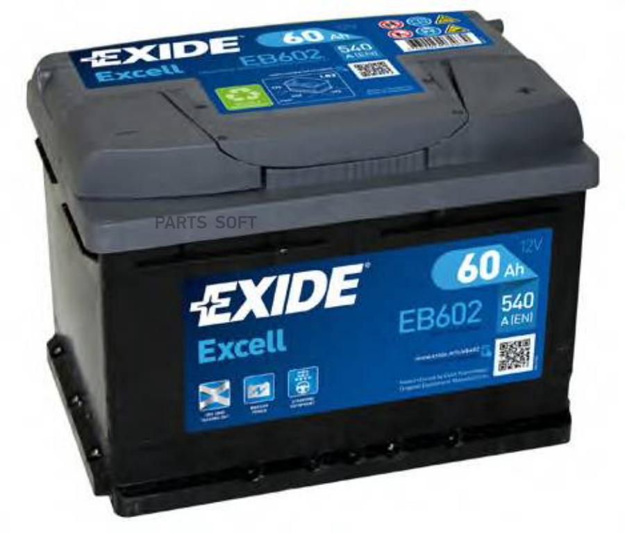 

EXIDE Аккумулятор EXIDE EB602