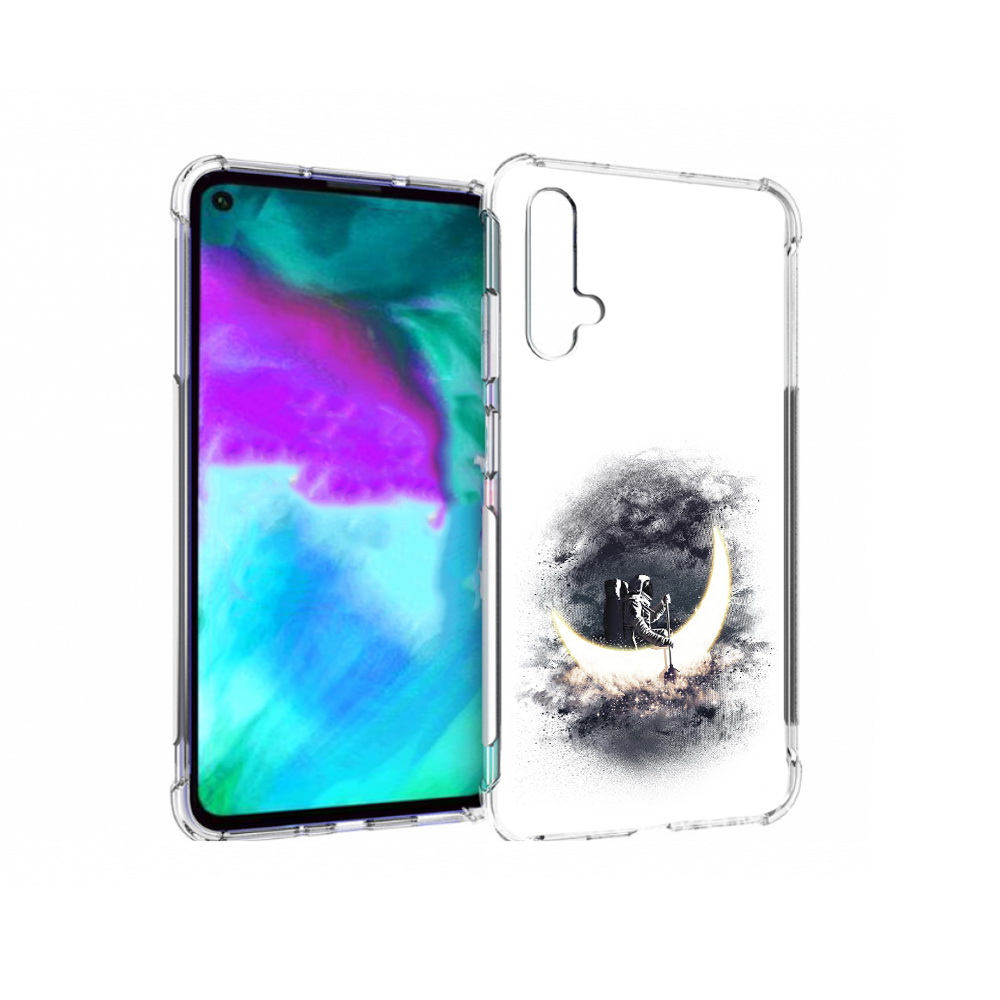 Чехол бампер MyPads лунный путешественник для Huawei nova 5T про