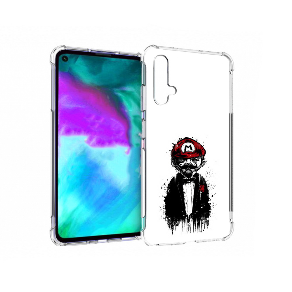

Чехол бампер MyPads марио для Huawei nova 5T противоударный, Прозрачный, Tocco