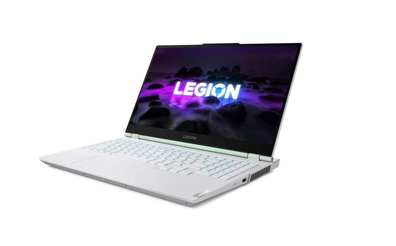 фото Игровой ноутбук lenovo legion 5 15ach6 white (82jw003bru)