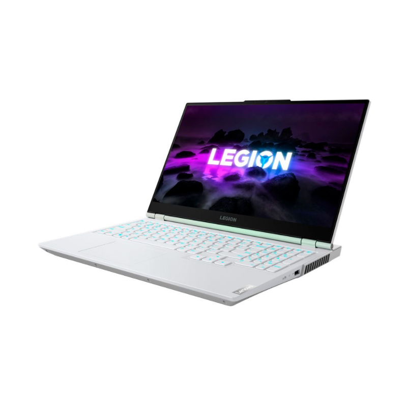 фото Игровой ноутбук lenovo legion 5 15ach6 white (82jw003aru)