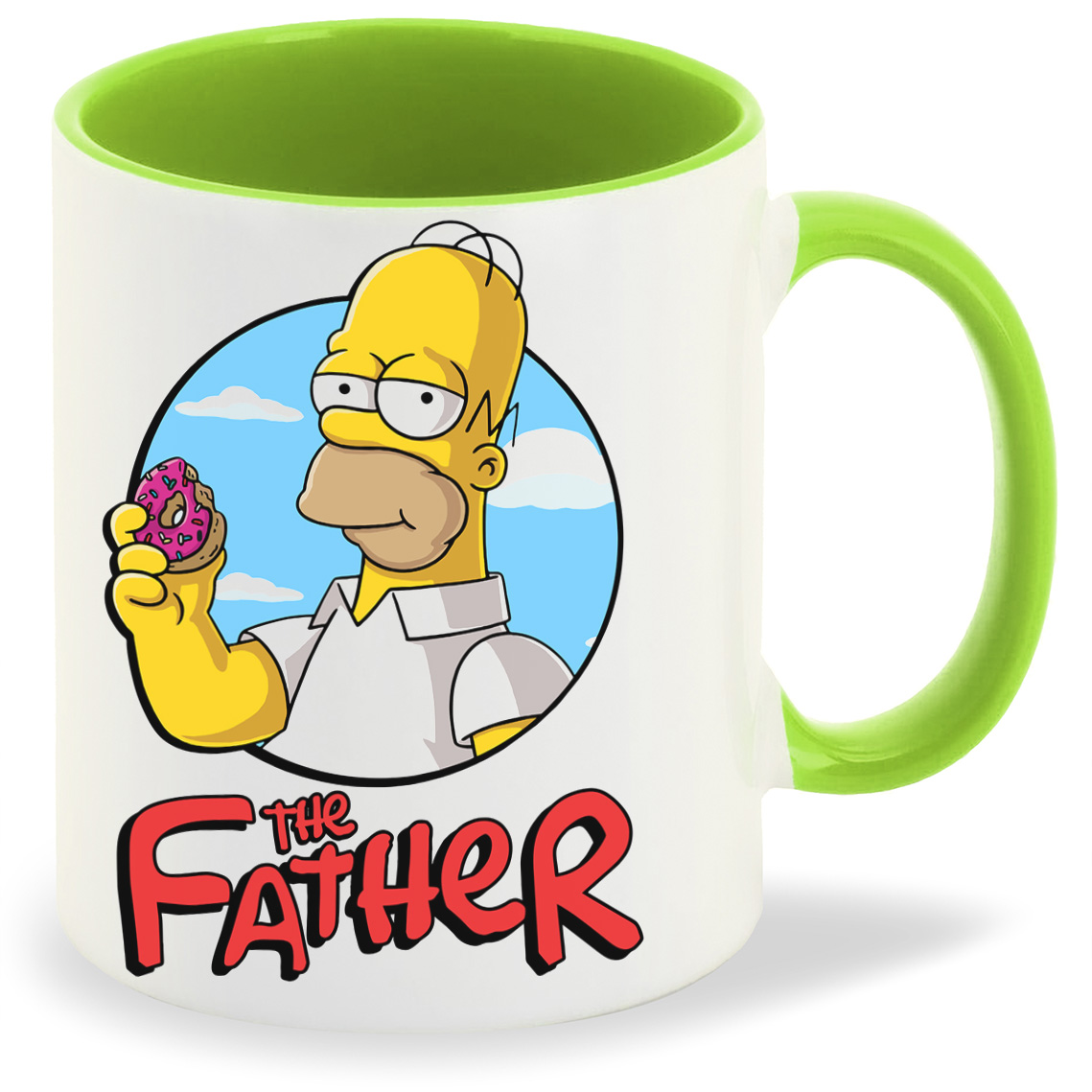 

Кружка CoolPodarok Прикол Семья Симпсоны The father Папа, Прикол Семья Симпсоны The father Папа